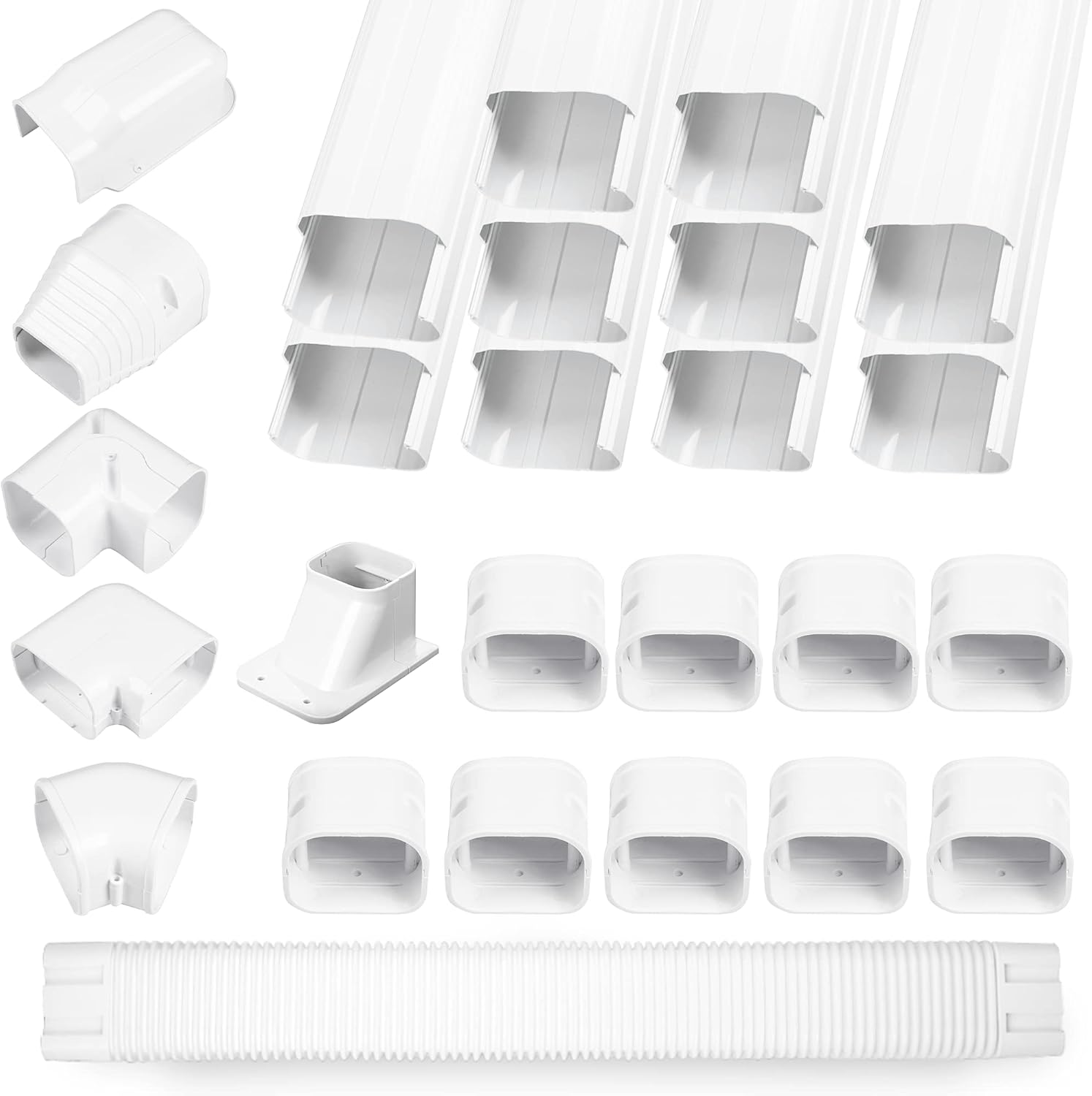 LyPrem 16Ft Mini Split Line Set Cover for AC & Heat Pump