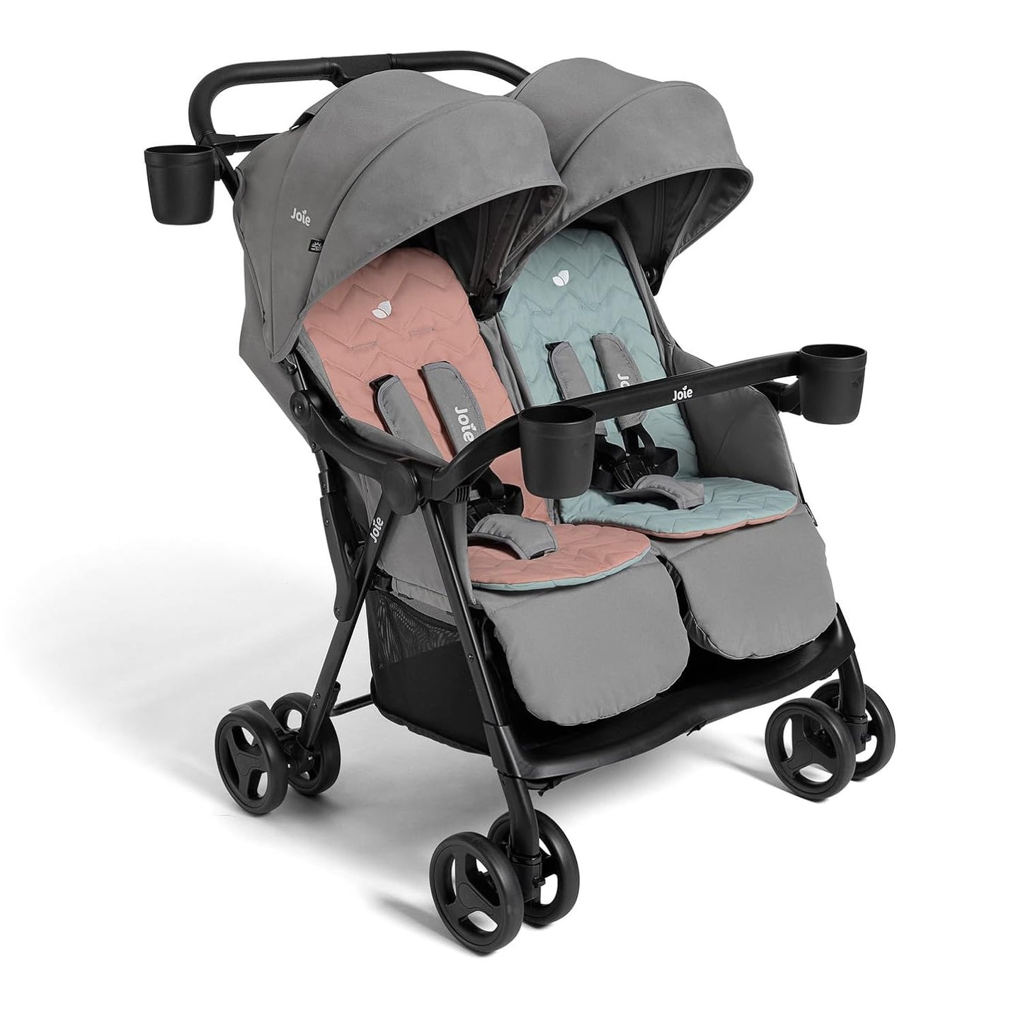 Joie Rosemary Side-by-Side Double Stroller for Twins or Siblings