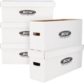 BCW Long Comic Book Storage Boxes (5) - Sturdy Stackable Storage