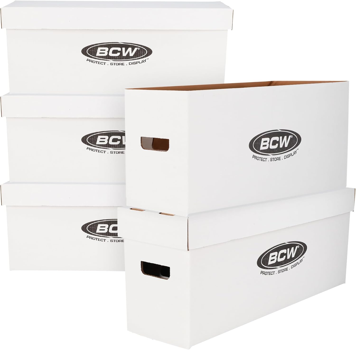 BCW Long Comic Book Storage Boxes for Safe Comic Collecting