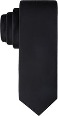 Calvin Klein Mens Black Solid and Pattern Neckties - Classic Dress Tie