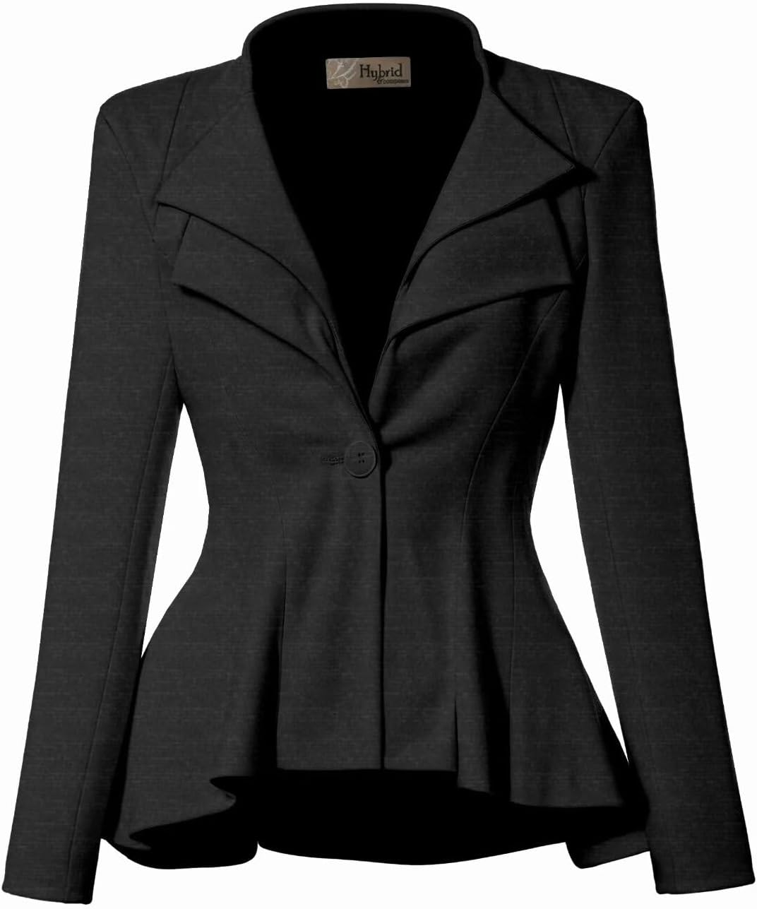 Hybrid Women's Casual Work Office Dressy Peplum Blazer