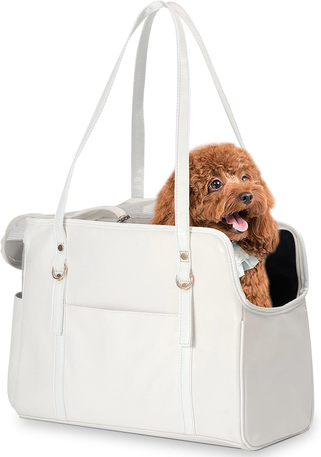Dog Carrier Purse for Small Pets - Fashion Leather Design