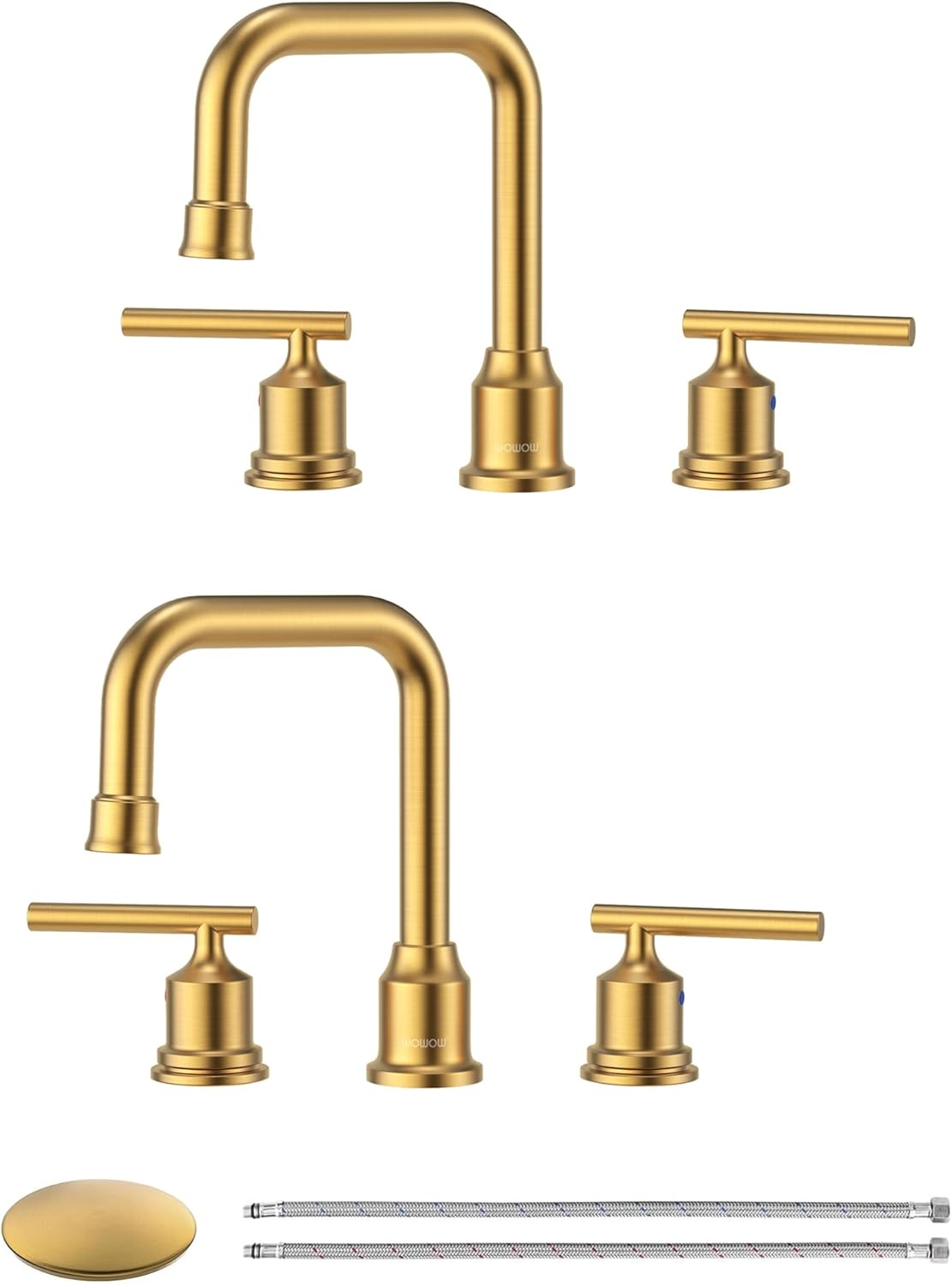 Brushed Gold Bathroom Faucet Set for Modern Elegance and Durability