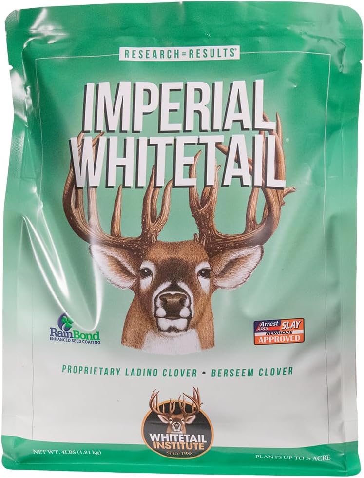 Whitetail Institute Imperial Clover Food Plot Seed for Wildlife