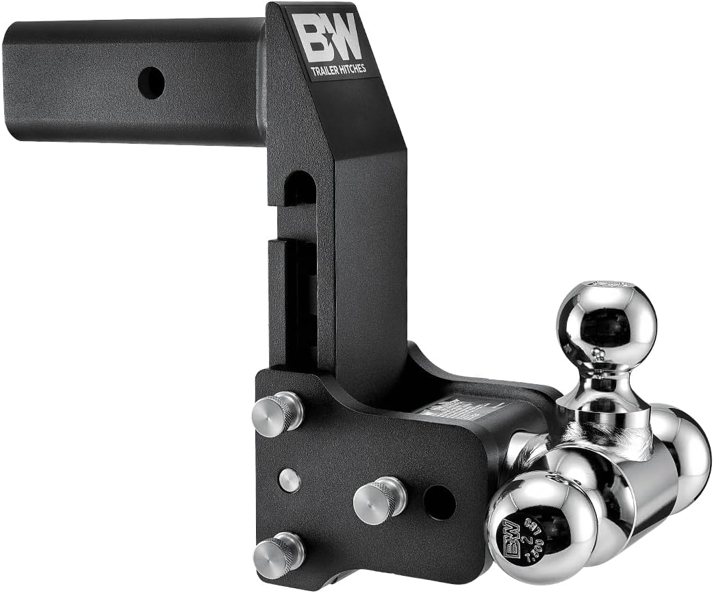 B&W MultiPro Tow & Stow - Versatile Tri-Ball Hitch for Towing