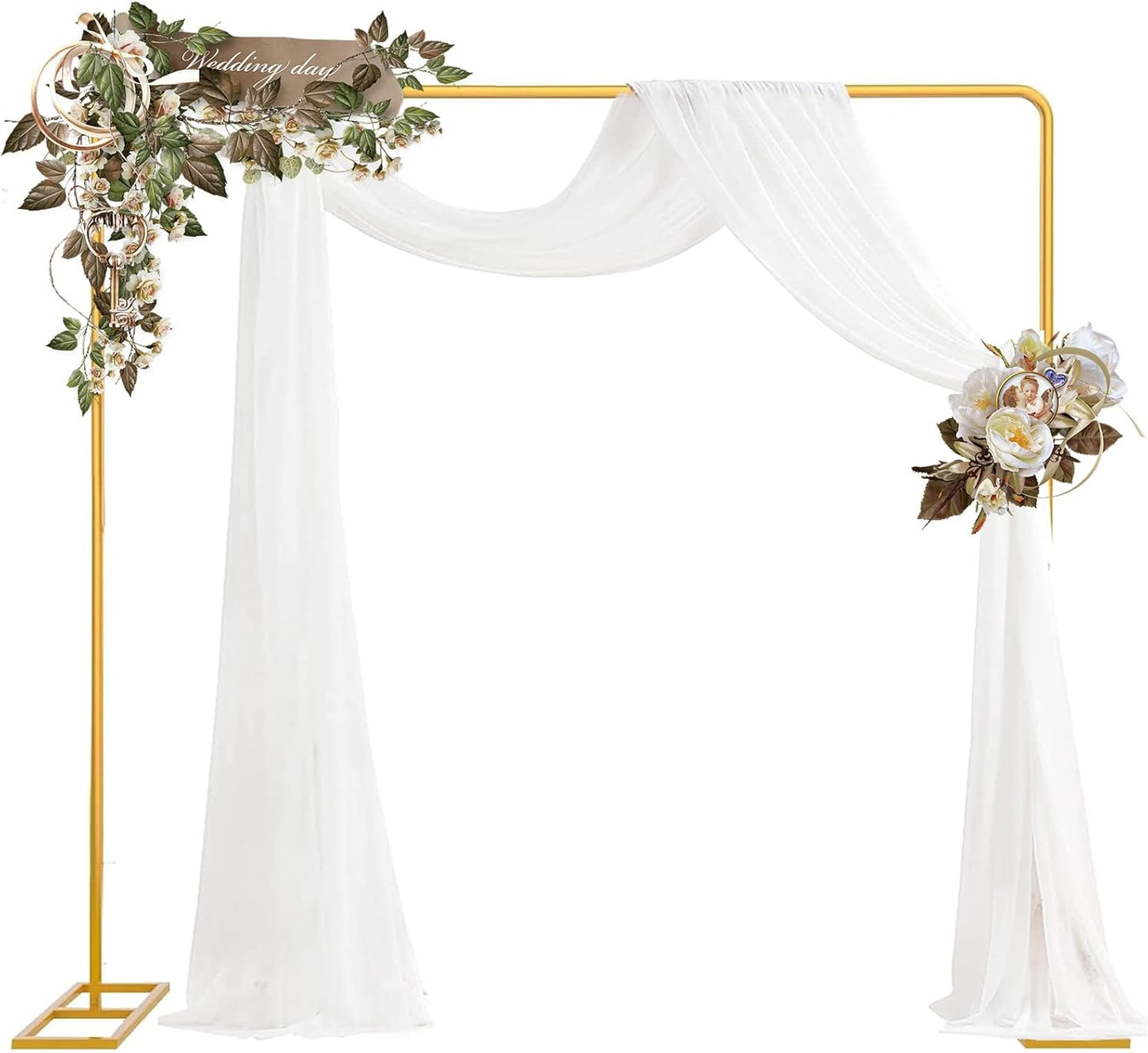 Wedding Arch Backdrop Stand 6.5FT for Elegant Celebrations