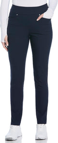 PGA TOUR Women's Stretch Golf Pants with Pull-on Waist (Style QXWJ)