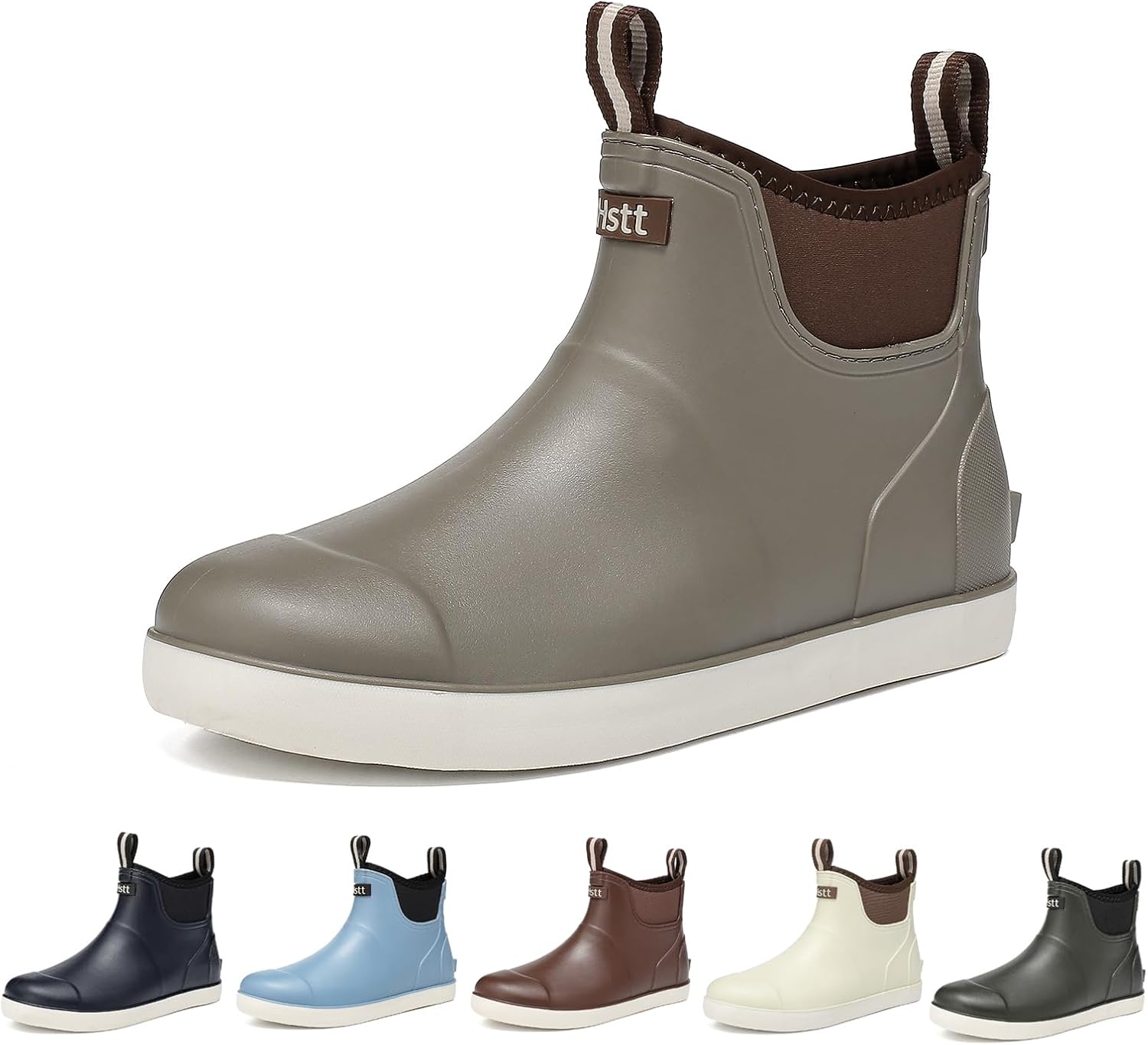 Mens Deck Boots Waterproof for Fishing, Gardening, and More