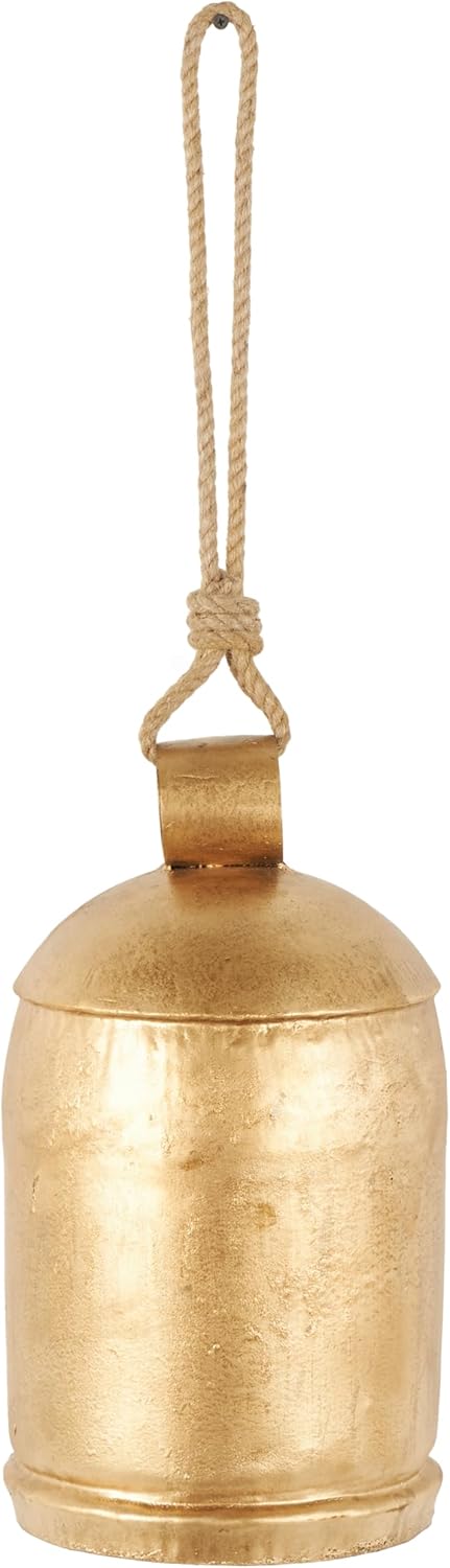 Decorative Metal Bell for Indoor Outdoor Use, Rustic Charm