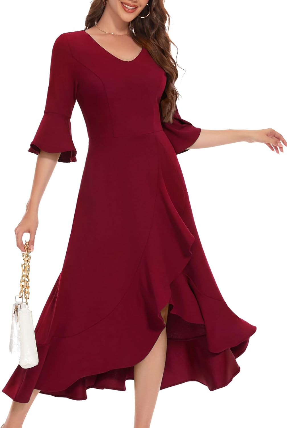Elegant Women's Wedding Guest Dress for Formal Occasions