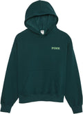 Victoria's Secret PINK Logo Campus Hoodie Sweatshirt - Cozy