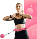 Hula Hoop Fitness Gear w/Counter - Smart Weighted Hoop for Abs