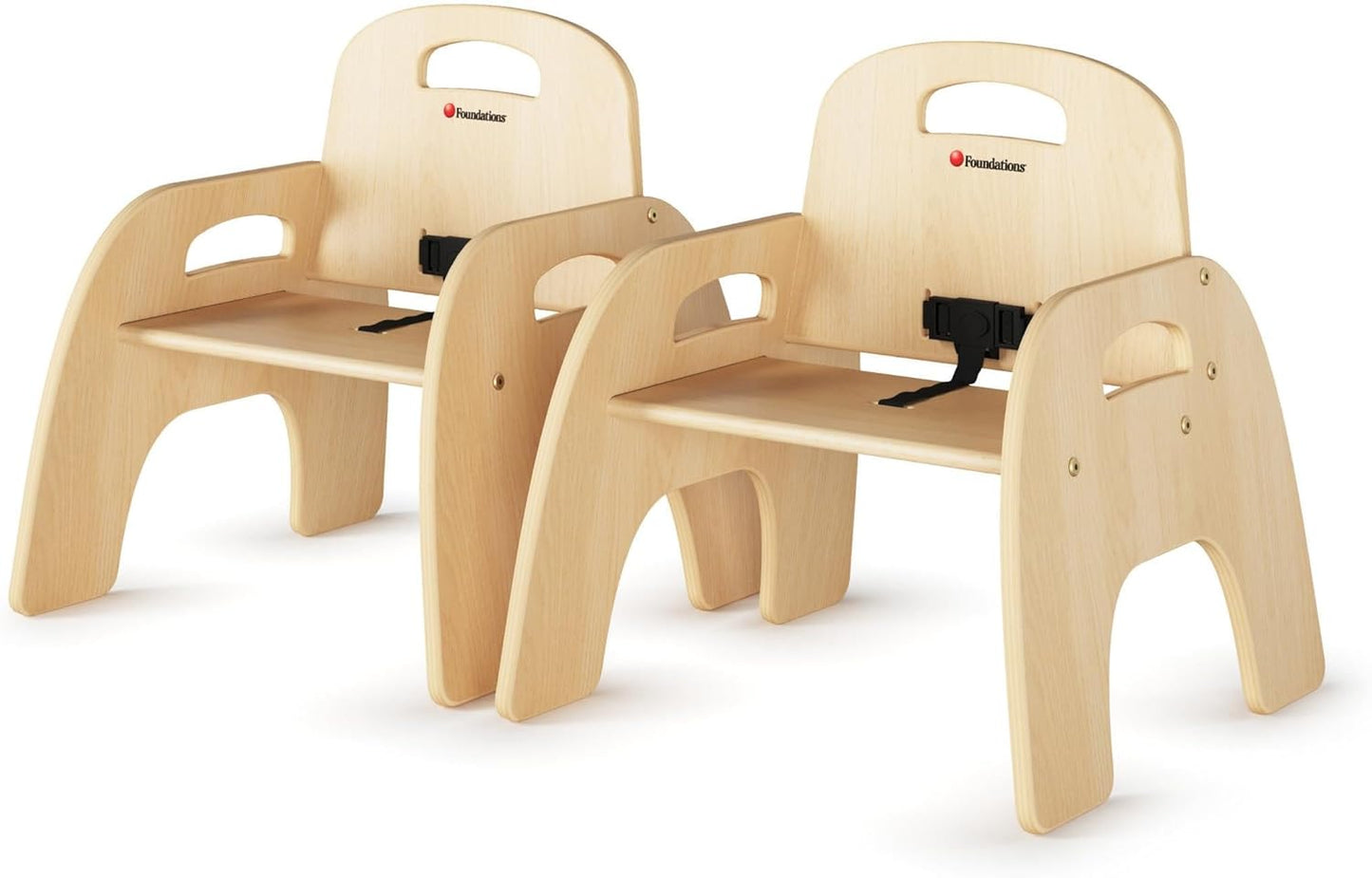 Foundations Simple Sitter Low Wood Feeding Chairs Multipack