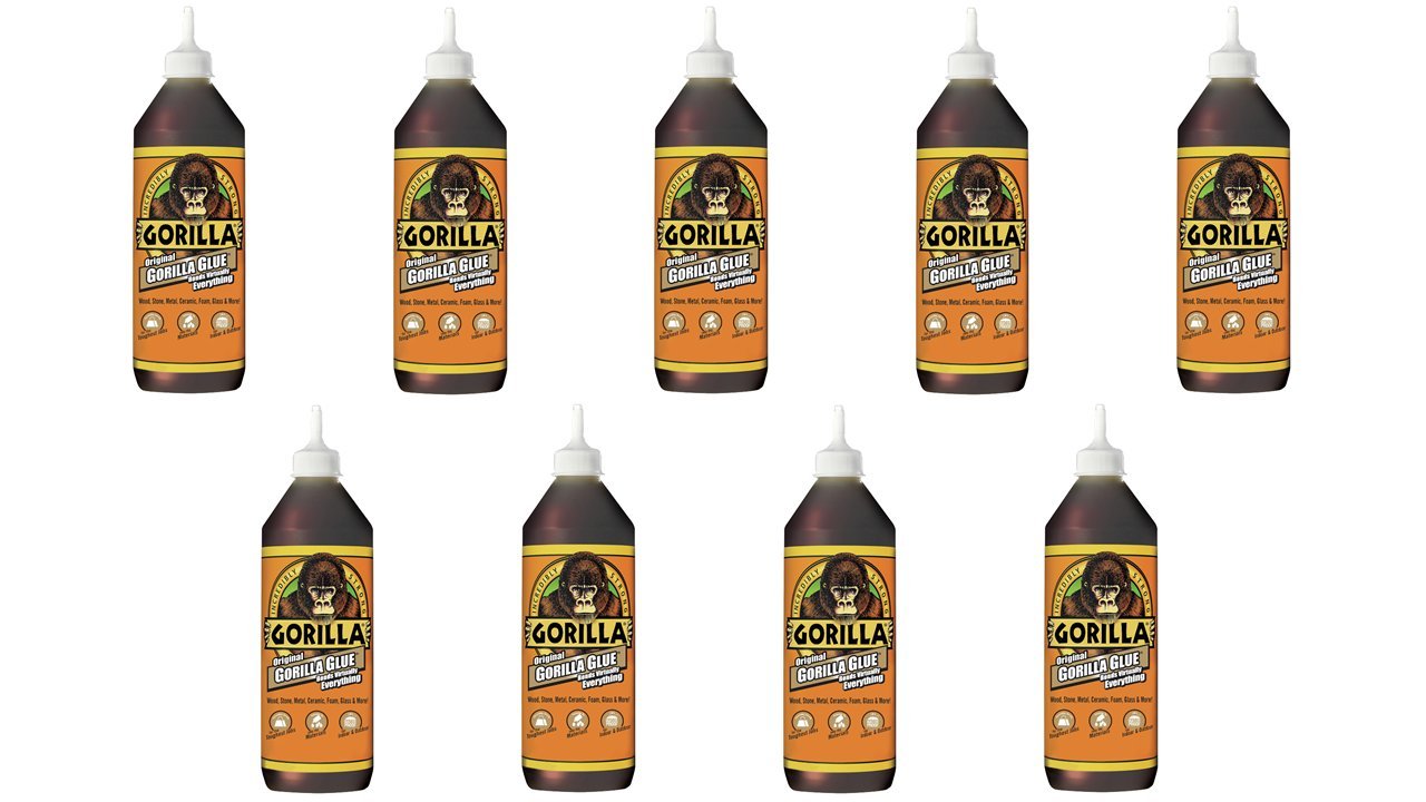 Gorilla Original Waterproof Polyurethane Glue, 36 oz Bottle Pack