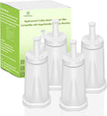 4 Pack Claroswiss Water Filters for Breville Espresso