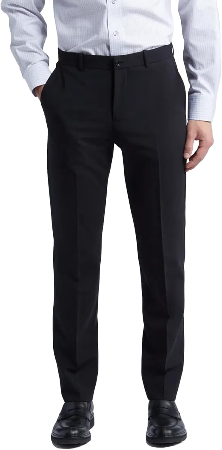 YUCENFU Men's Slim Fit 4-Way Stretch Pants for Comfort