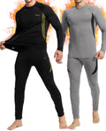 Thermal Underwear for Men Long Johns Set - Warm Fleece Base Layer is