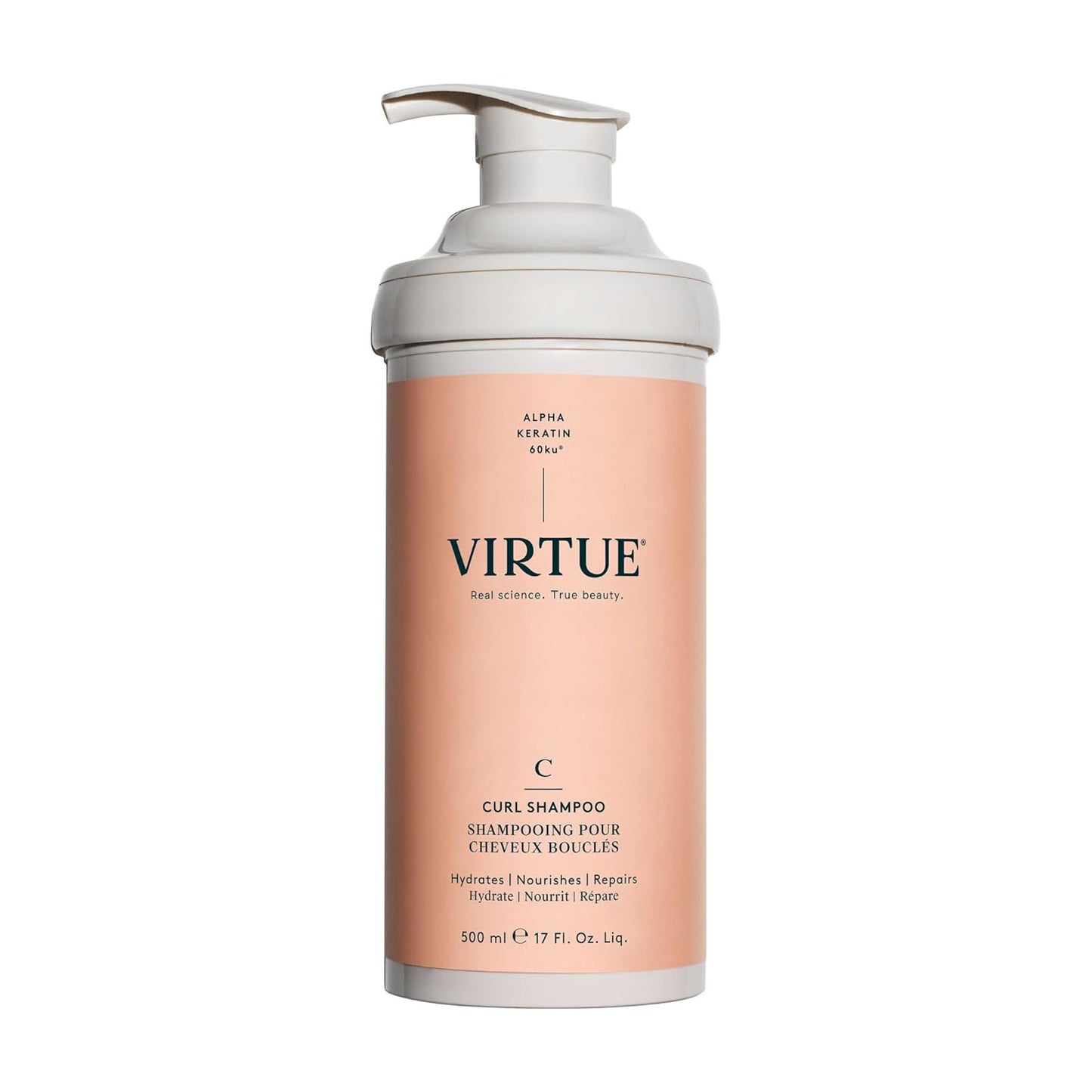 VIRTUE Curl Sulfate Free Shampoo for Hydrating Curly Hair