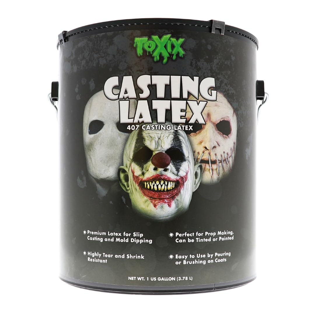 Premium Casting Latex 1 Gallon for Easy Mold Making and Props