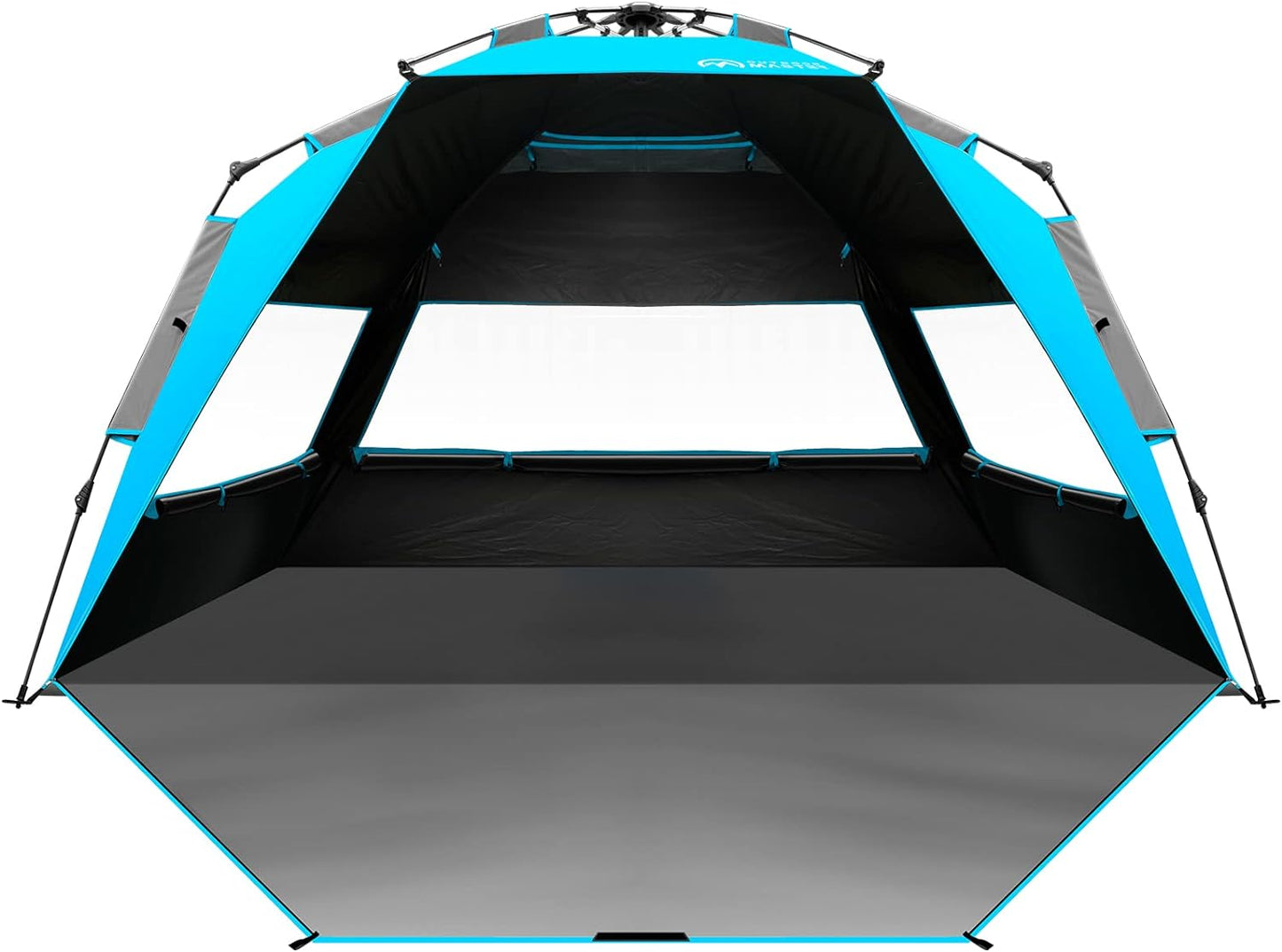 OutdoorMaster Blackout Beach Tent: UPF 50+ Sun Protection
