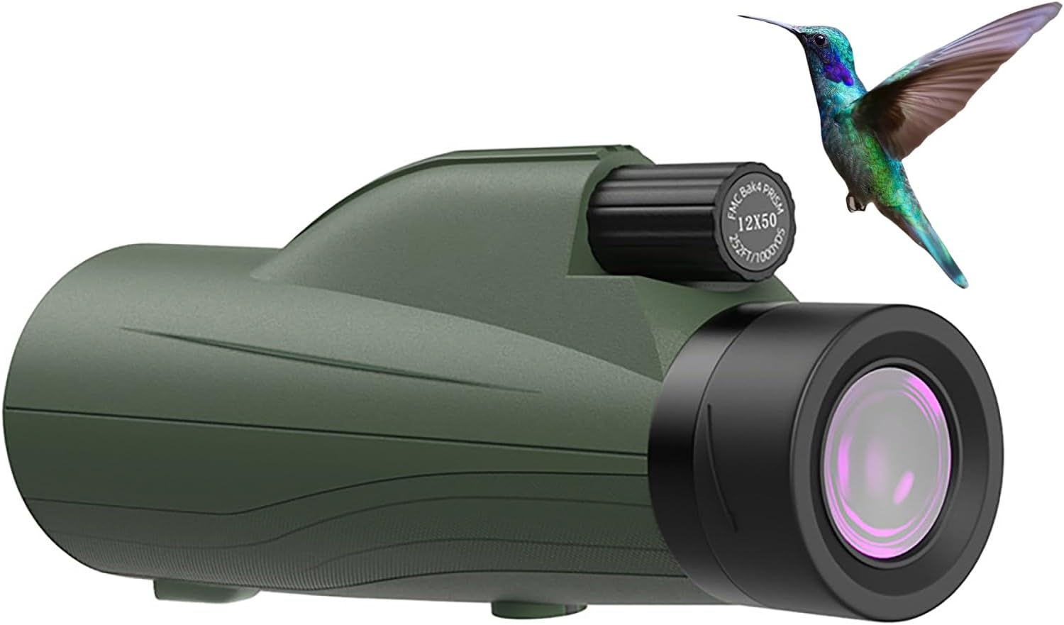 12X50 High Powered Monocular for Bird Watching and Hunting