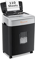 Bonsaii Office Paper Shredder 110-Sheet Autofeed - Heavy Duty Micro