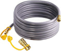 Natural Gas Hose 36 ft 3/8in ID Quick Connect - Durable NG Line