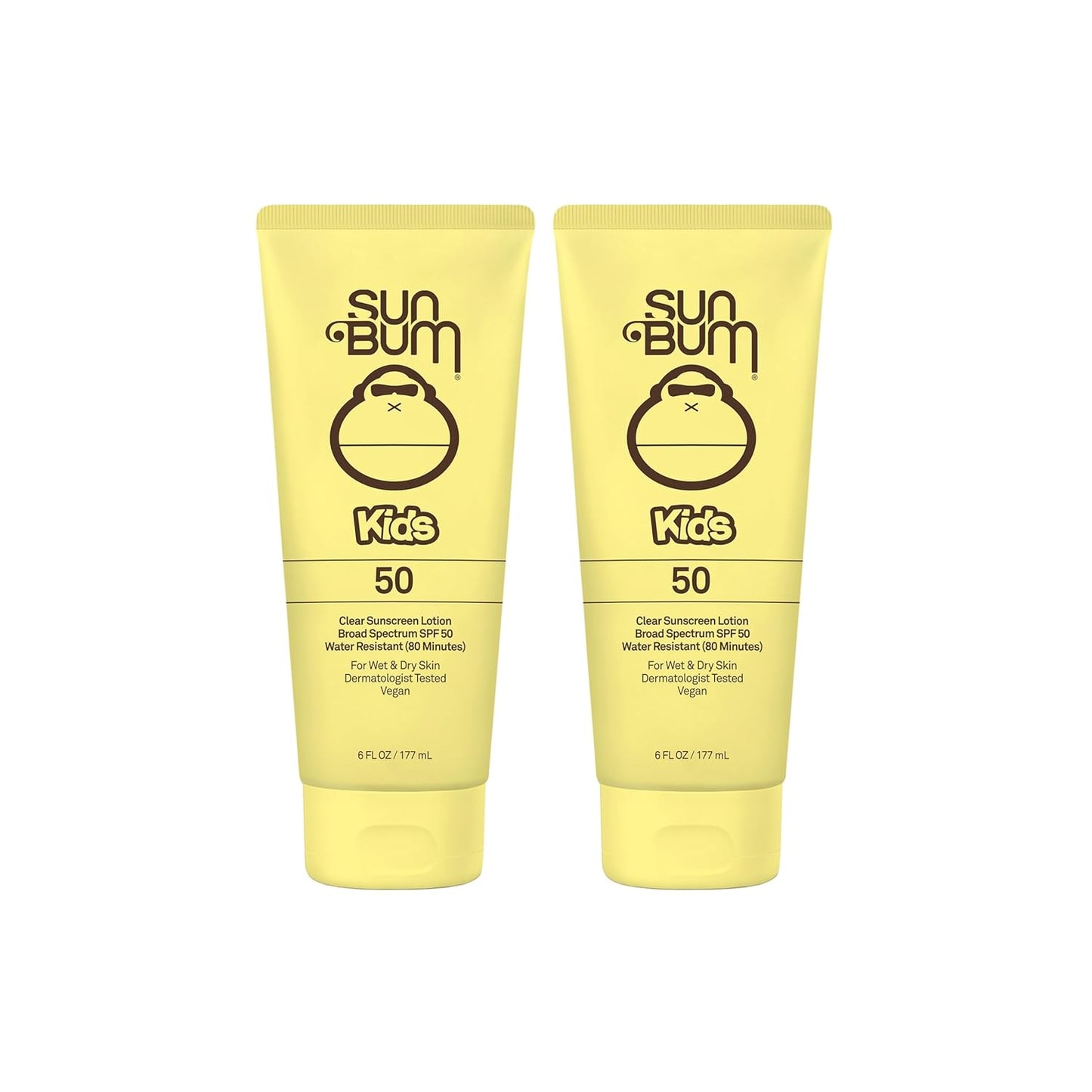 Sun Bum Kids SPF 50 Clear Sunscreen Lotion for Active Kids