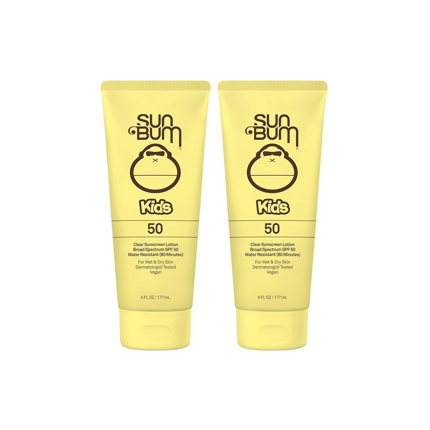 Sun Bum Kids SPF 50 Clear Sunscreen Lotion for Active Kids