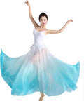 720 35ft Long Women's Fairy Lyrical Dance Skirt - Flowing Gradient