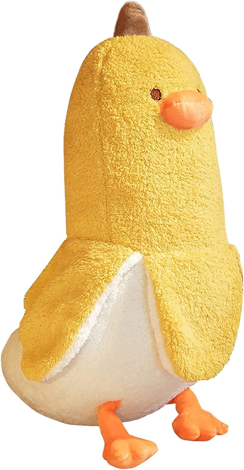 Cute Banana Duck Plush Toy for Kids - Soft Hugging Pillow