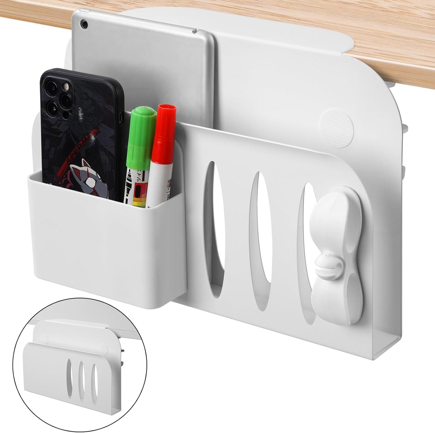 AnExer Cable Organizer Tray - Clutter-Free Desk