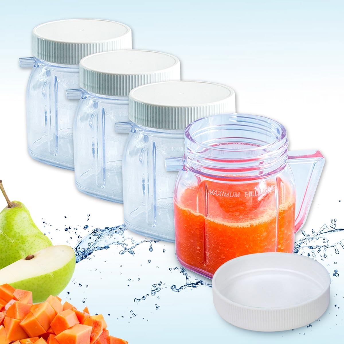 Saffire Mini Jar Set: Blend with Ease!