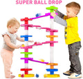 Super Ball Drop 26-Piece Giant Marble Run for Toddlers - Tall STEM