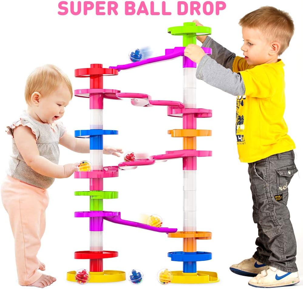 WEofferwhatYOUwant Super Ball Drop 26-Piece Giant Marble Run