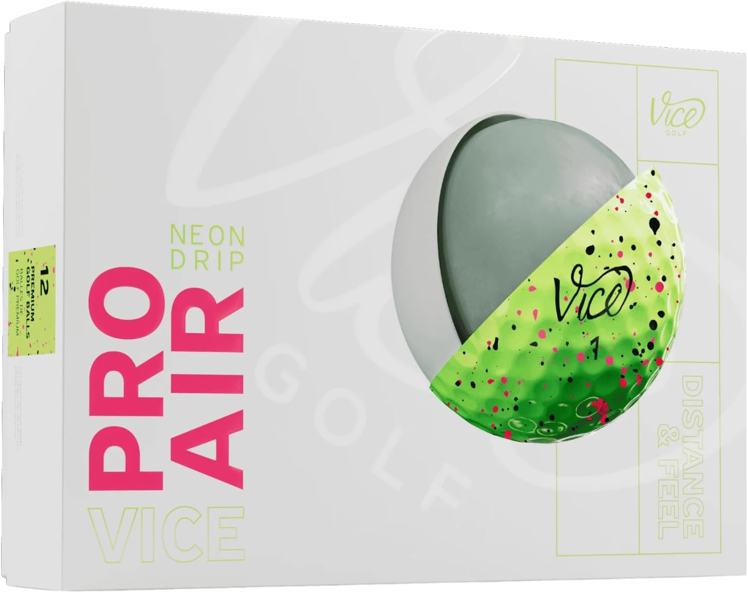 Vice Pro Air Golf Balls for Exceptional Distance and Control