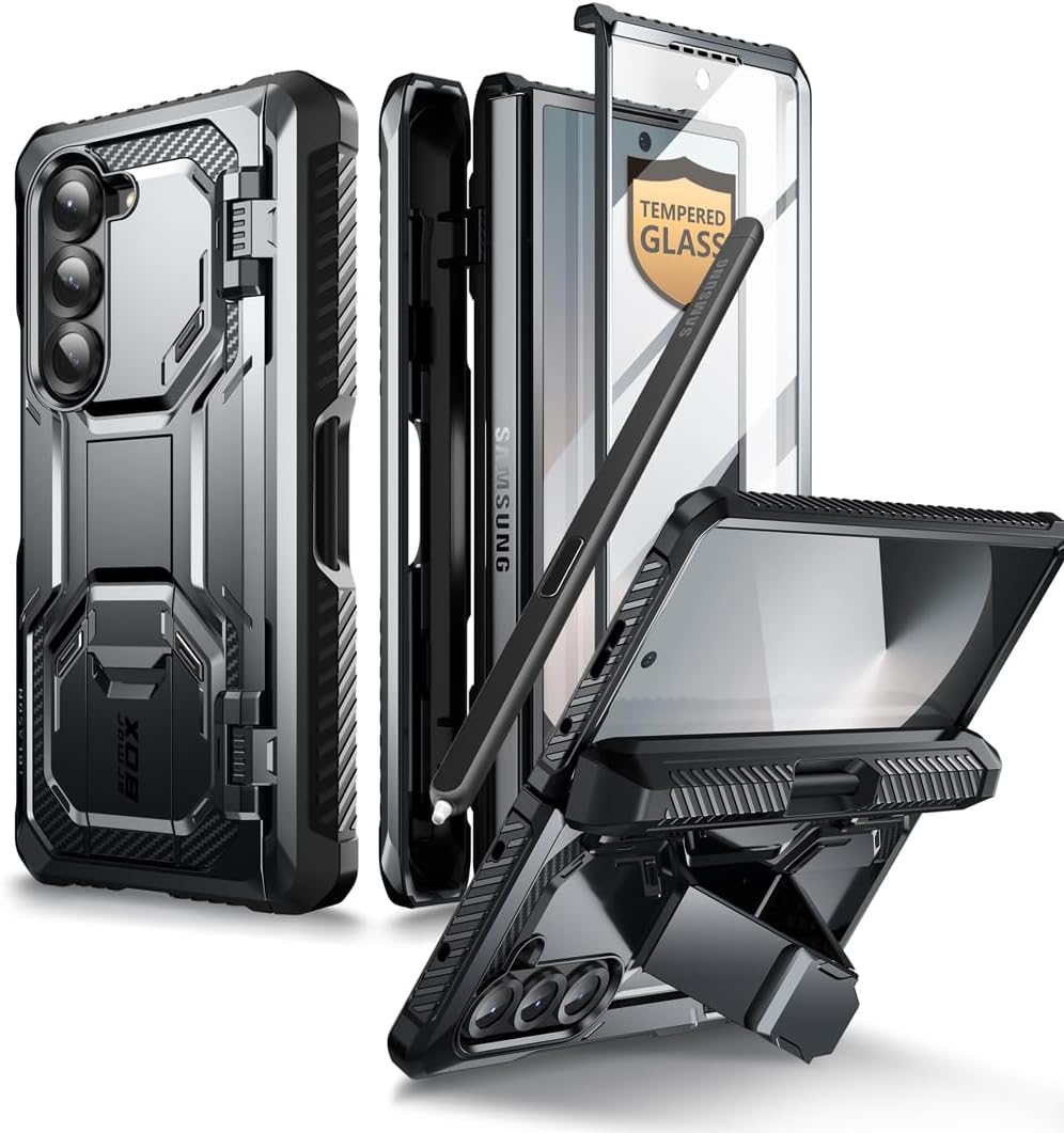 i-Blason Galaxy Z Fold 6 Case with S Pen Holder and Stand