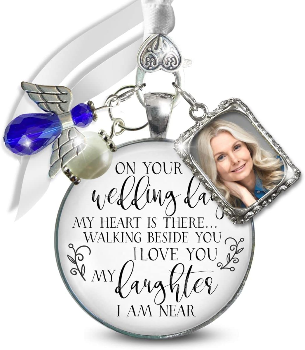 Bouquet Photo Charm Wedding Memory Keepsake for Bride