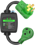 RVGUARD Surge Protector 50 Amp to 30 Amp Adapter - Built-In Overload