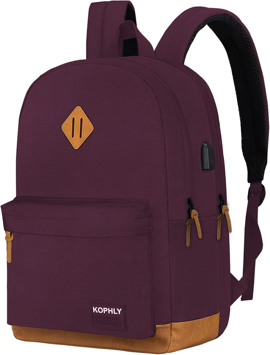 SUPACOOL Lightweight Laptop Backpack with USB Charging Port