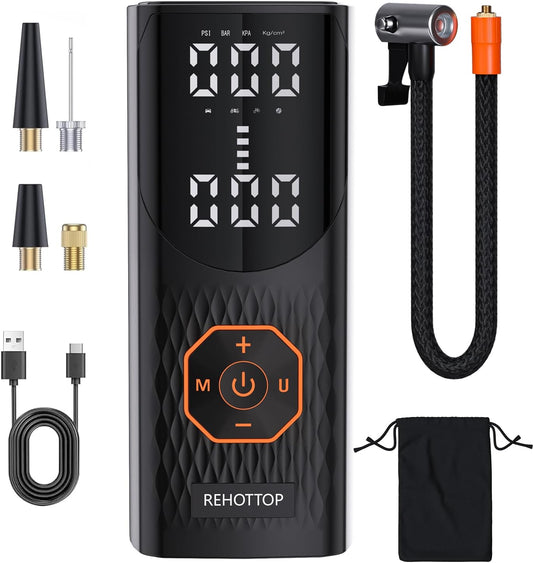 Fast Inflation Tire Pump 160PSI - REHOTTOP