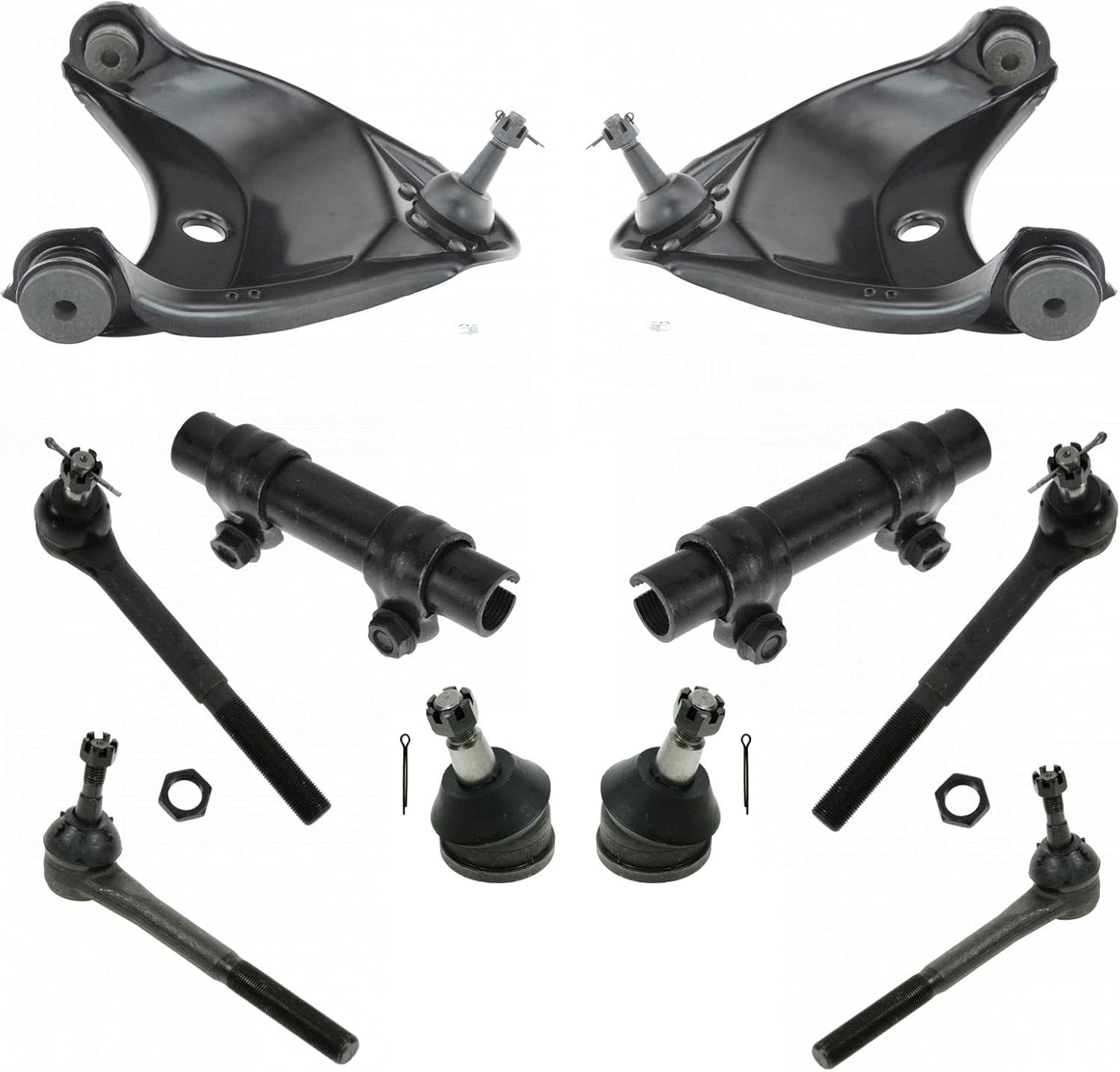 TRQ Front Steering & Suspension Kit for Chevrolet GMC Vehicles