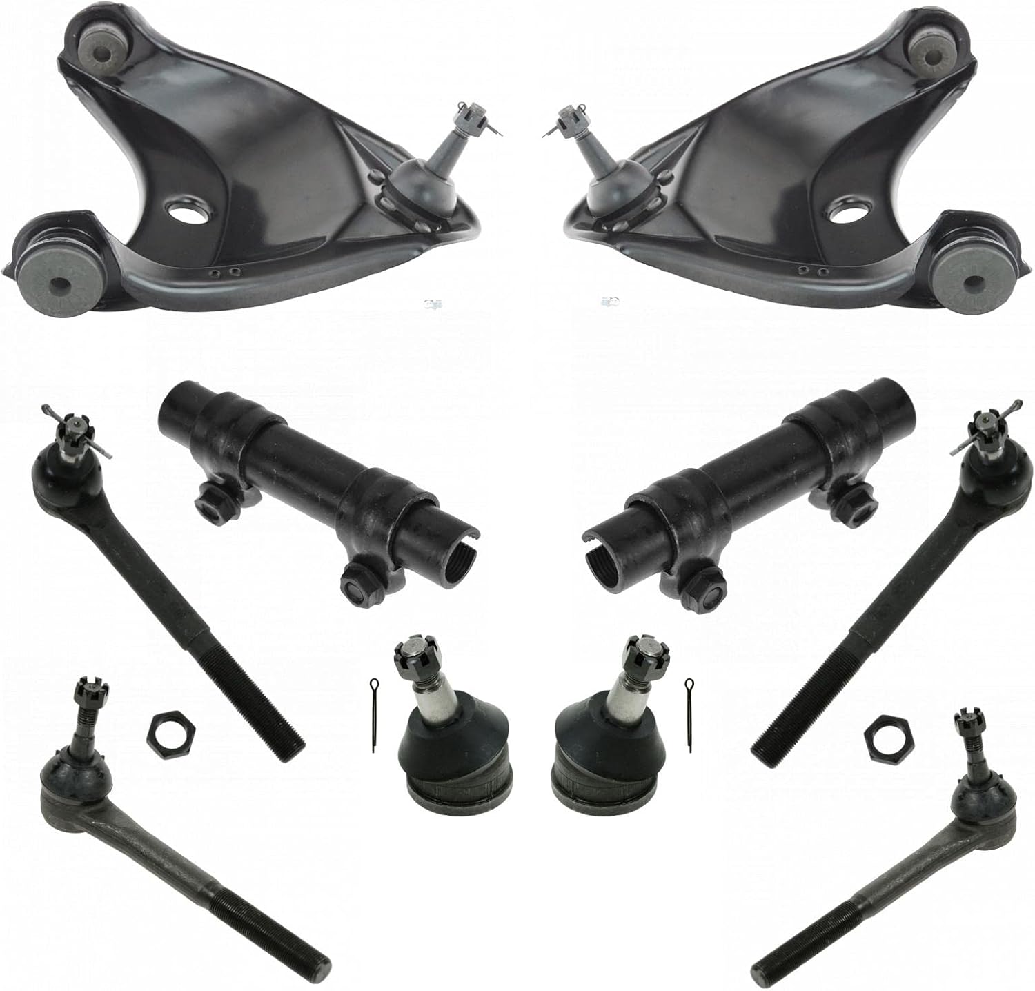 TRQ Front Steering & Suspension Kit for Chevrolet GMC Vehicles