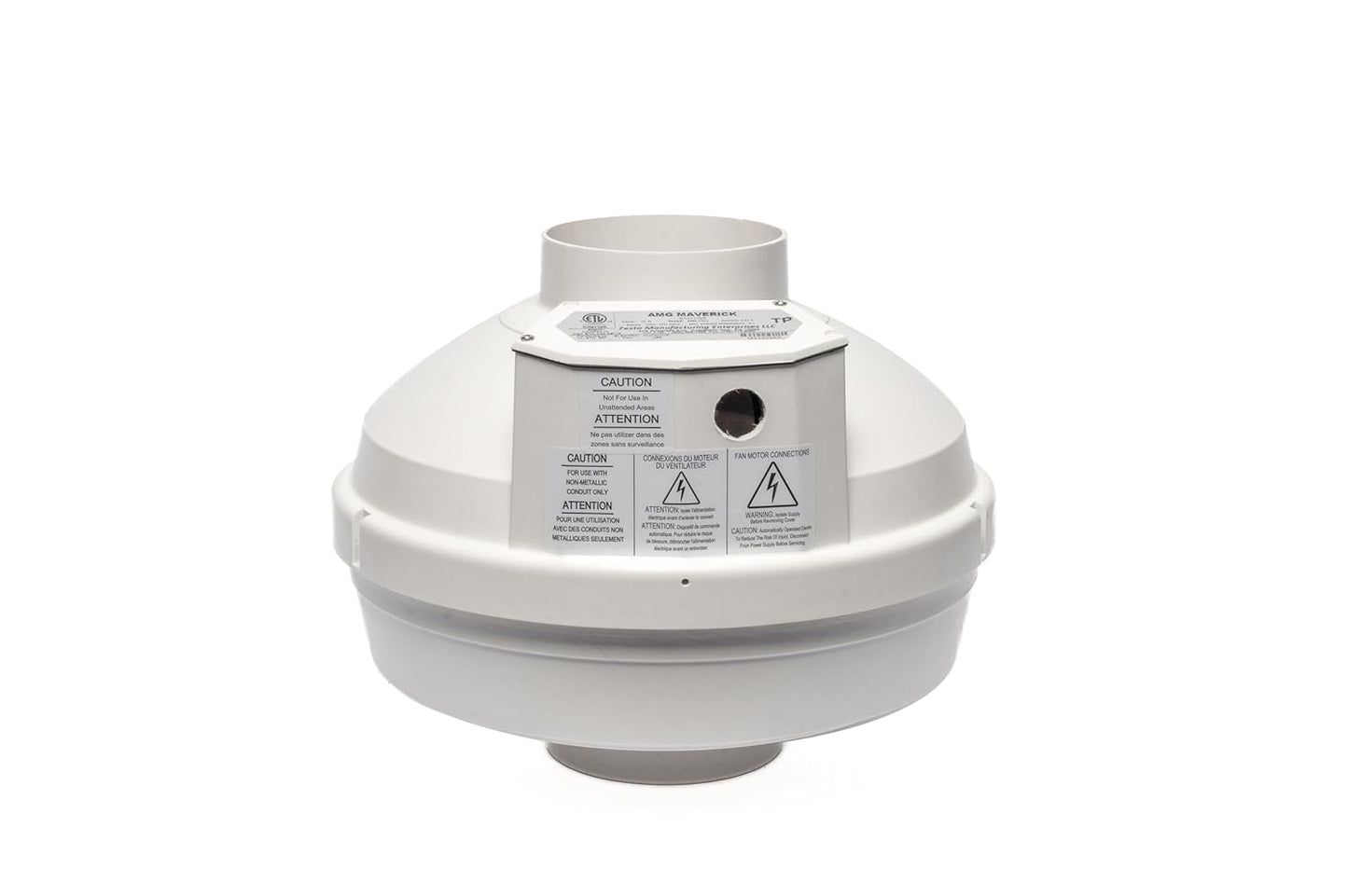 Festa AMG Maverick Radon Fan - Quiet Energy Efficient 260 CFM