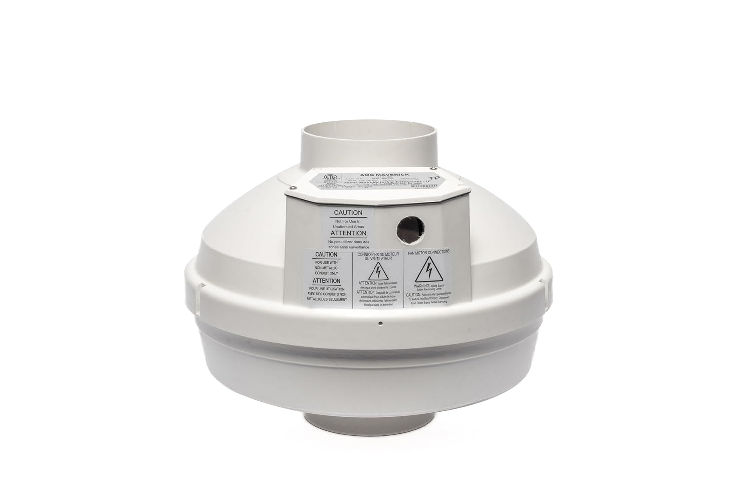 Festa AMG Maverick Radon Fan - Quiet Energy Efficient 260 CFM