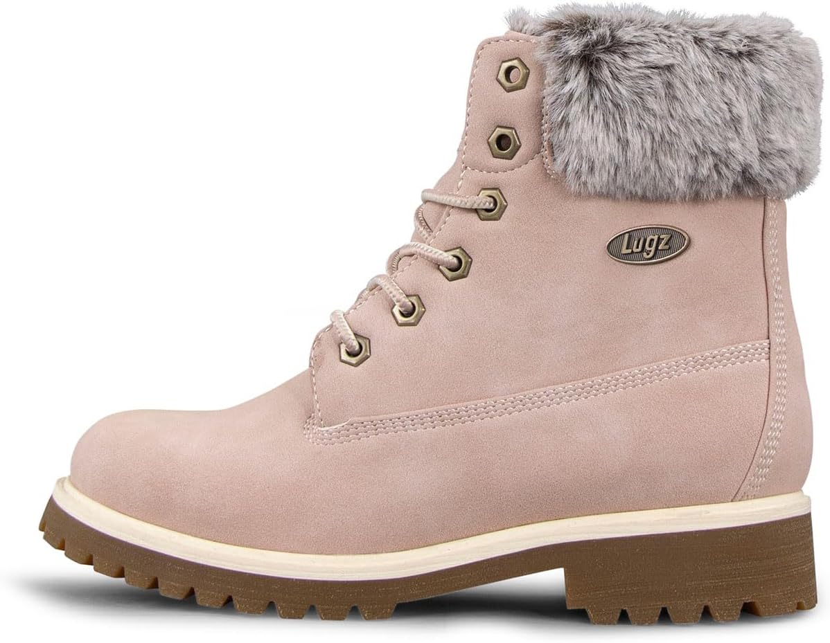 Lugz Womens Convoy Faux Fur Lace Up Boots for Fall Style