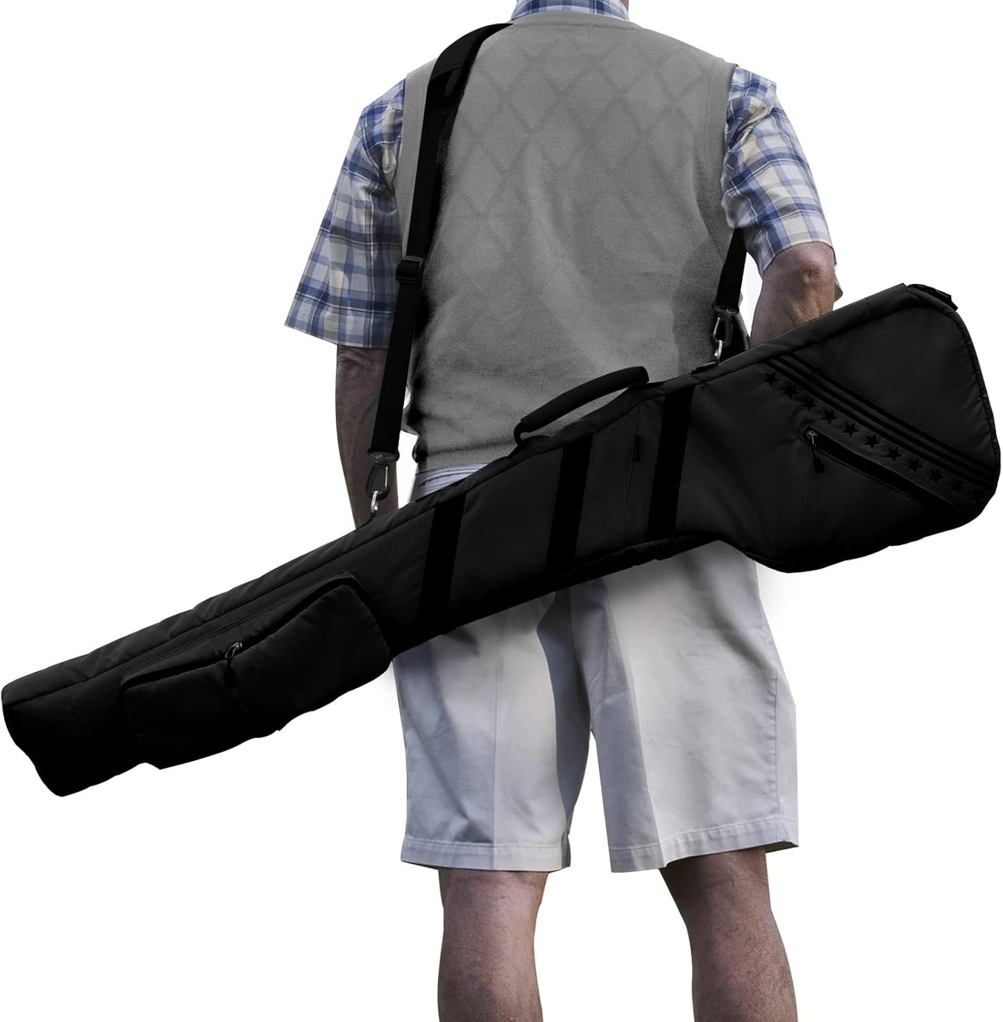 Compact Par 3 Golf Bag by BIG TEETH - Lightweight & Versatile!
