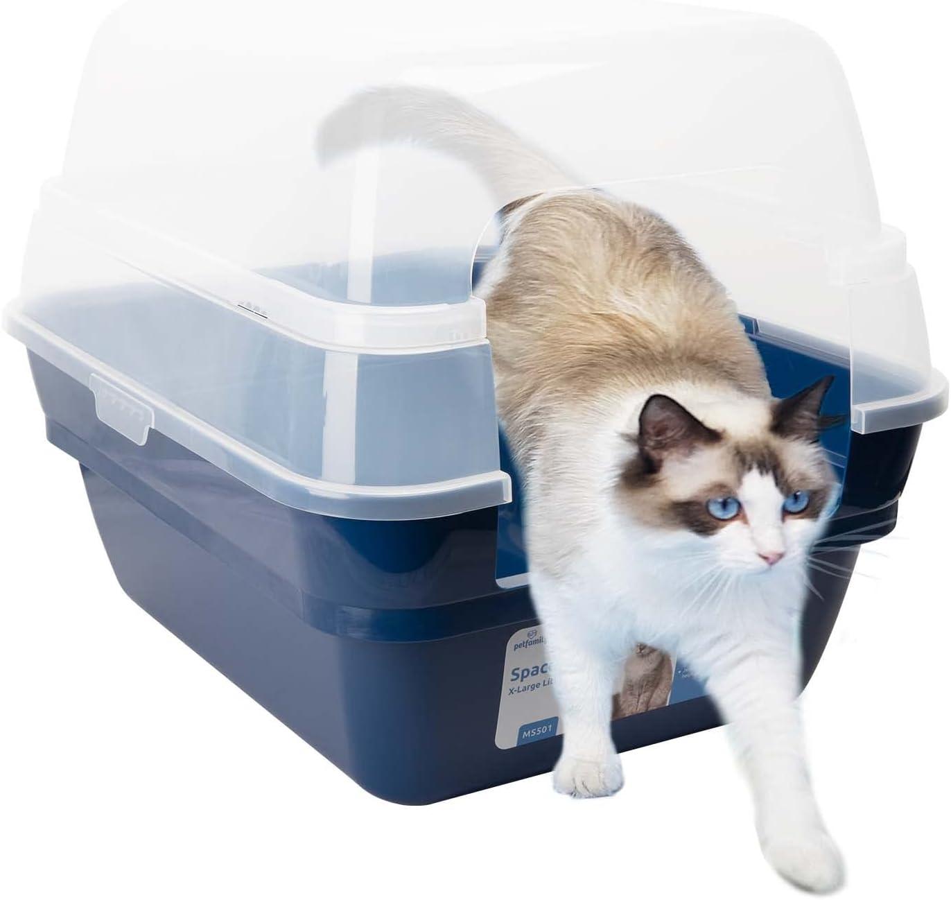 Petfamily Large Foldable Jumbo Hooded Cat Litter Box Review