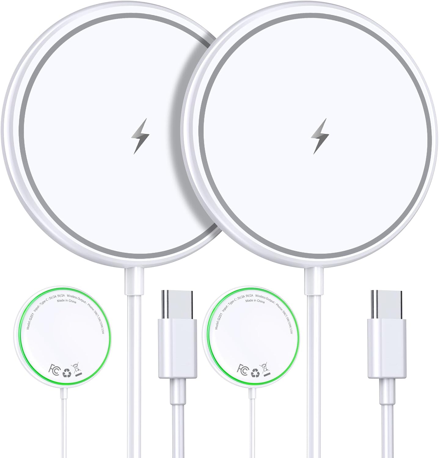 Fast 15W Wireless Charging Pad Duo - ABYSKRYO